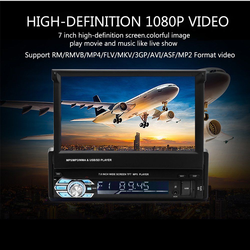 1din Radio GPS USB Bluetooth