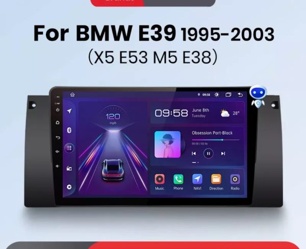 BMW E39 E53 DIN2 radio GPS NAVIGACIJA Android