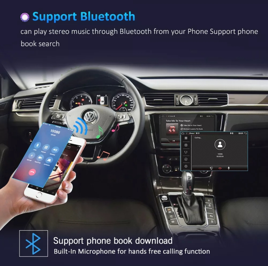 2din radio VW GOLF 5 6 Polo Passat ANDROID GPS NAVIGACIJA