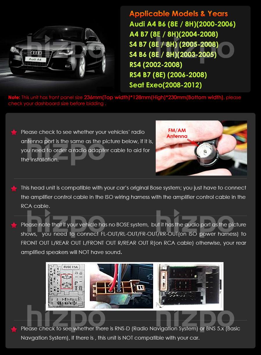 2din Audi A4 B4 B6 B7 RS4 GPS NAVIGACIJA RADIO