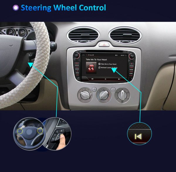FORD Focus Galaxy Mondeo Kuga 2din ORIGINAL NAVIGACIJA MULTIMEDIJA GPS