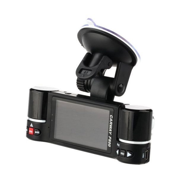 HD Auto kamera s dvije glave SENZOR POKRETA NOČNO SNIMANJE