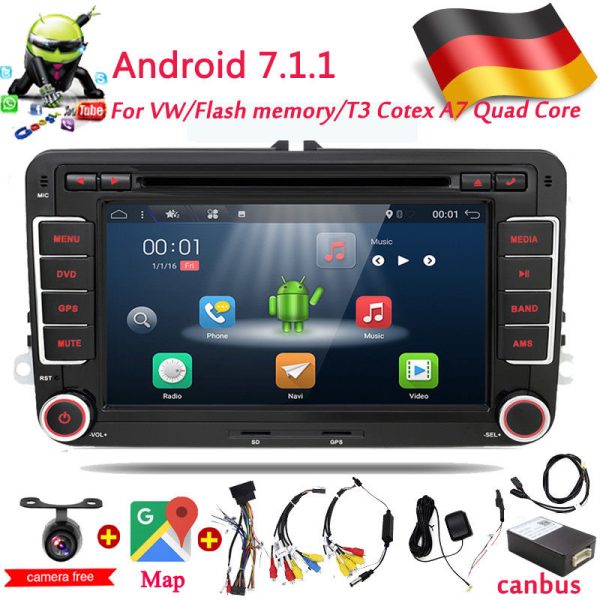 ANDROID CarPlay Original Škoda Octavia VW Golf PASSAT MULTIMEDIJA WIFI