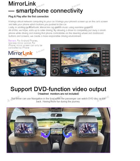 Mercedes B klasa original ANDROID 9.0. NAVIGACIJA