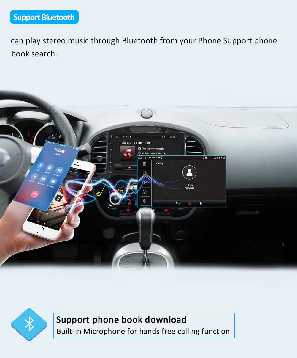 Nissan Juke Android original DIN2 radio multimedija navigacija PARKING