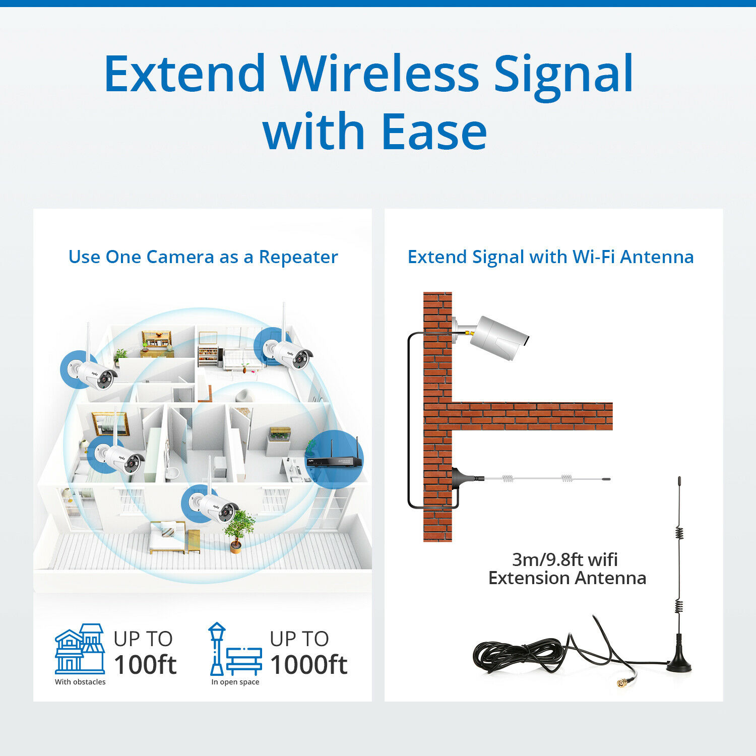 8CH HD VIDEO SUSTAV 8 WIFI wireless kamere GLEDANJE PREKO MOBITELA
