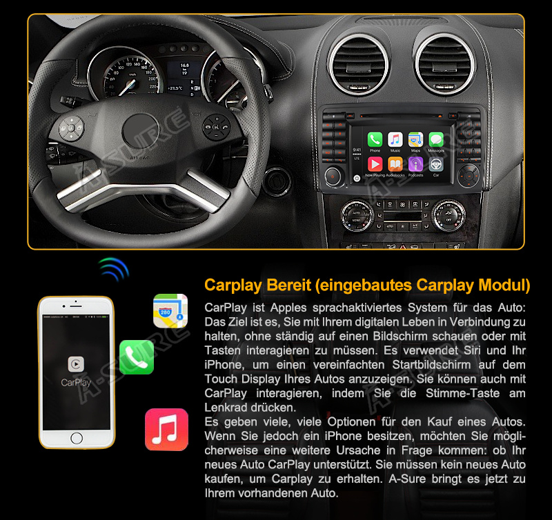 Mercedes ML GL W164 X164 original ANDROID MULTIMEDIJA
