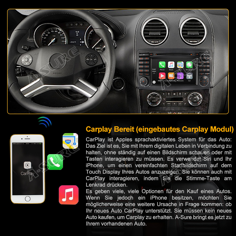 Mercedes ML GL W164 X164 original ANDROID MULTIMEDIJA