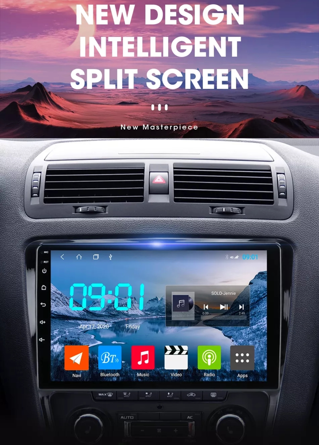 Škoda Octavia 2 2007 - 2013 original RADIO 2DIN ANDROID MULTIMEDIJA