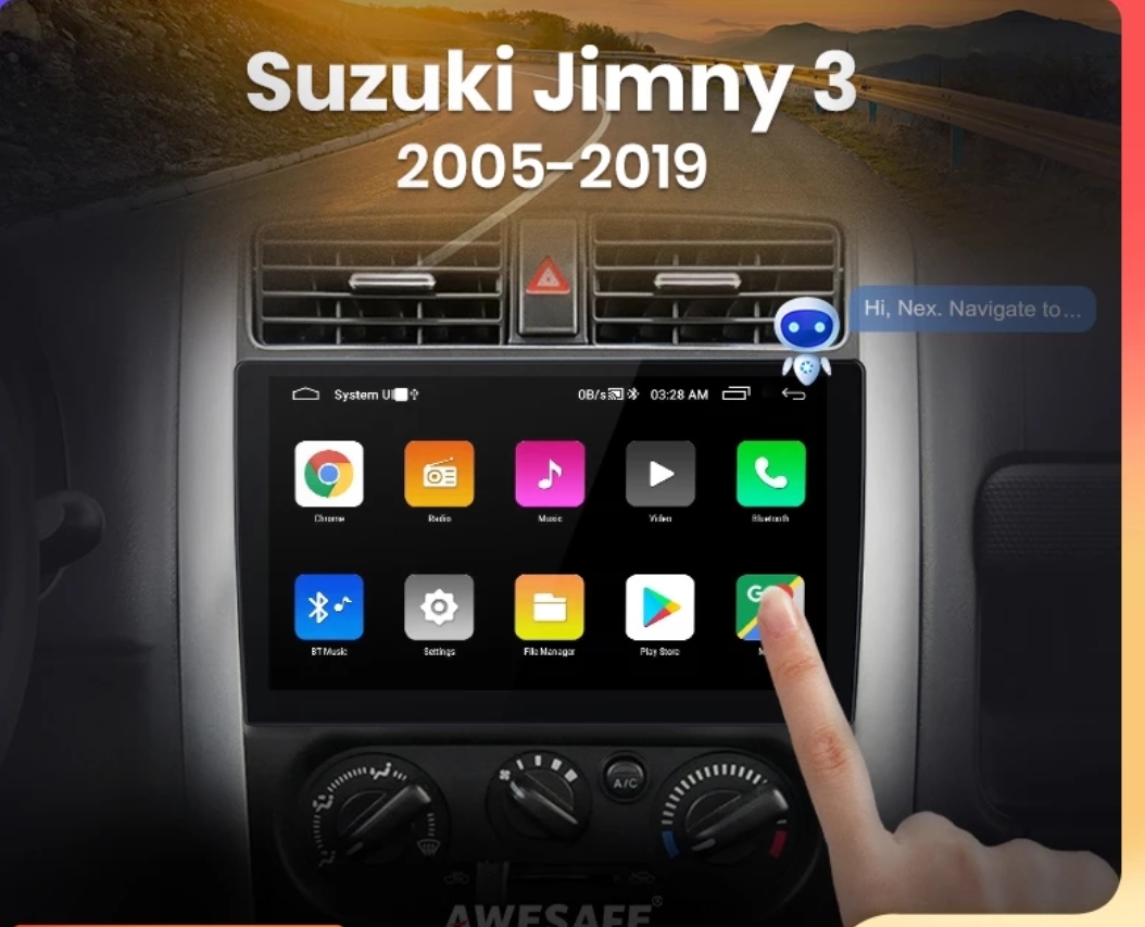 Suzuki Jimny 3 2005-2019 ORIGINAL MULTIMEDIJA ANDROID NAVIGACIJA WIFI