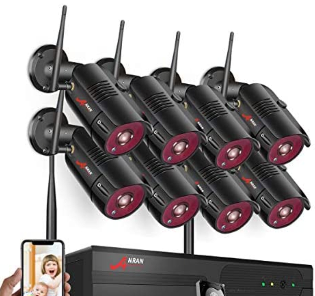 Profesionalni BEŽIČNI VIDEO NADZOR 8 Wireless KAMERA 8CH + SNIMAČ