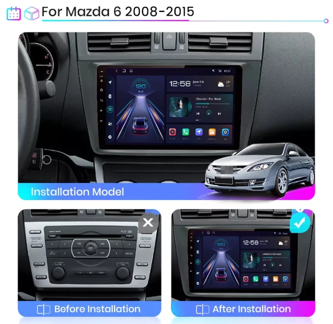 MAZDA 6 2007 - 2012 ORIGINAL ANDROID RADIO NAVIGACIJA MULTIMEDIJA