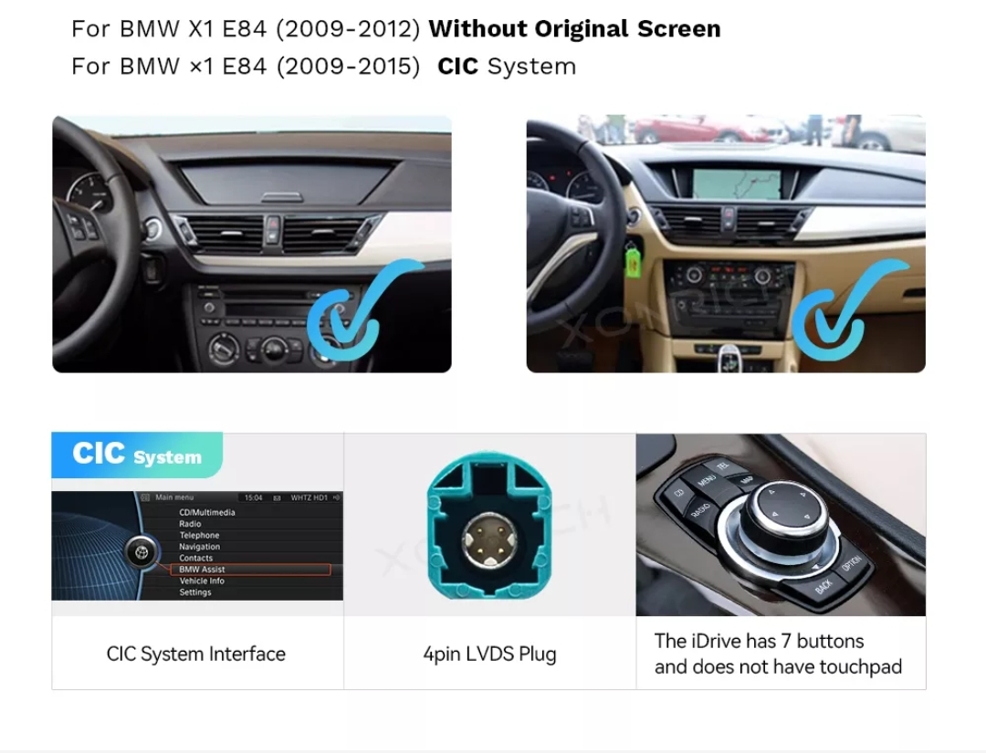 BMW 1 E84 2009-2015 ORIGINAL radio multimedija GPS WIFI Android