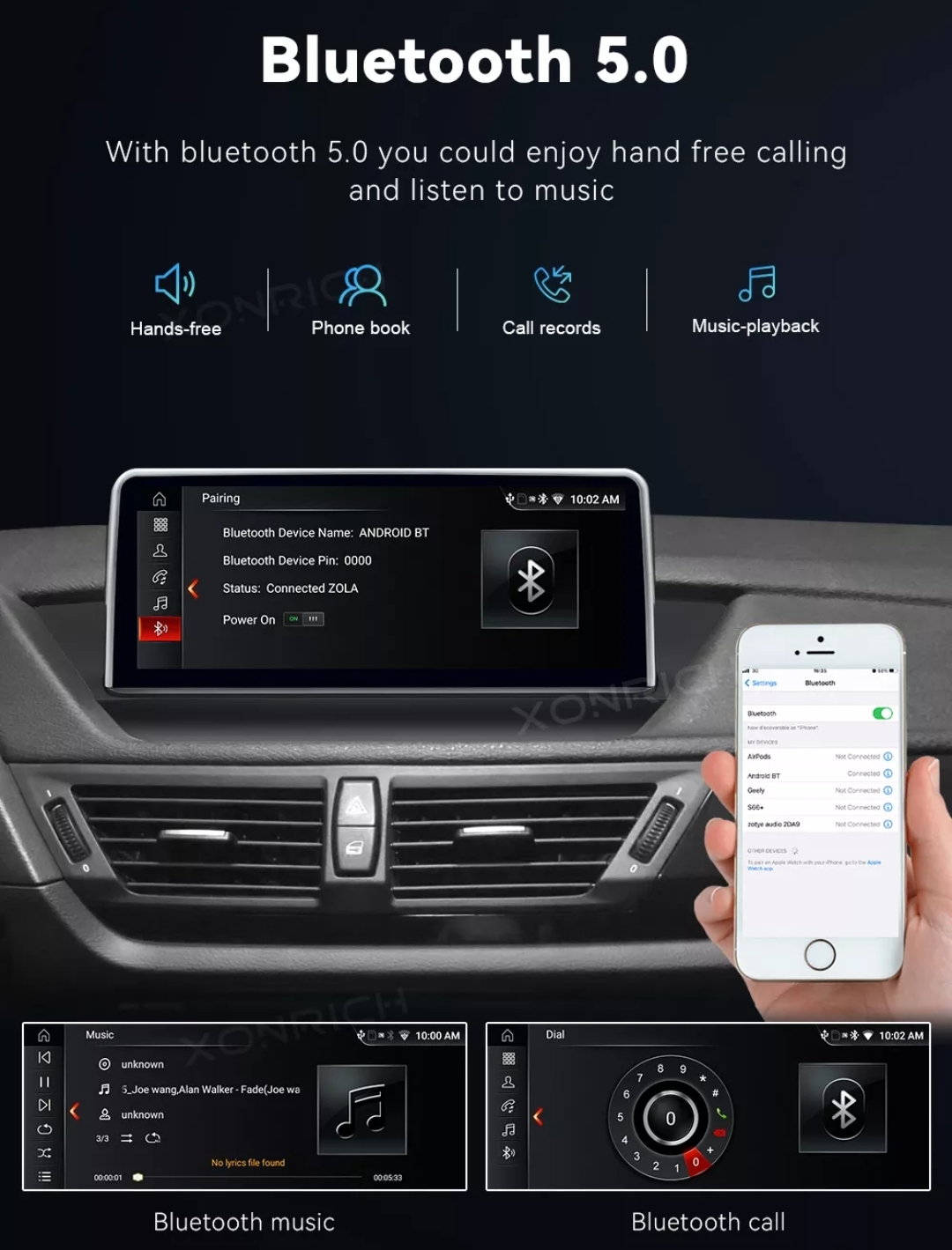 BMW 1 E84 2009-2015 ORIGINAL radio multimedija GPS WIFI Android