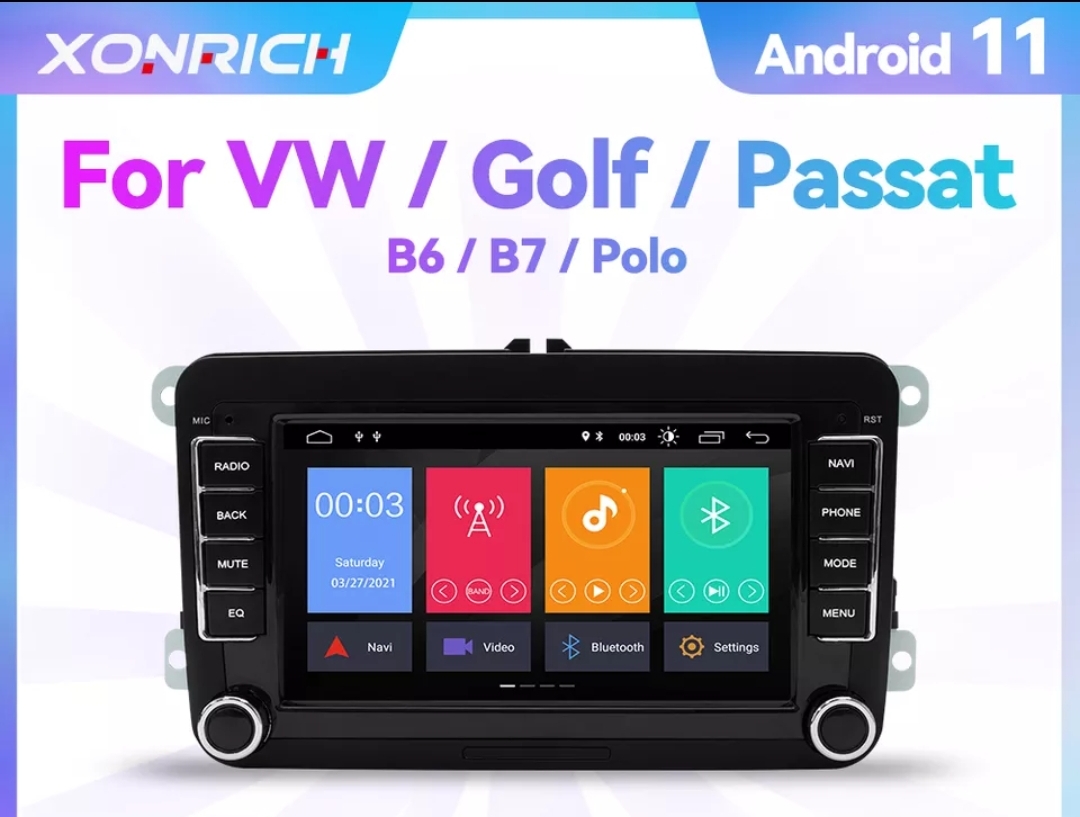 Original RADIO Android VW GOLF PASSAT POLO ŠKODA MULTIMEDIJA