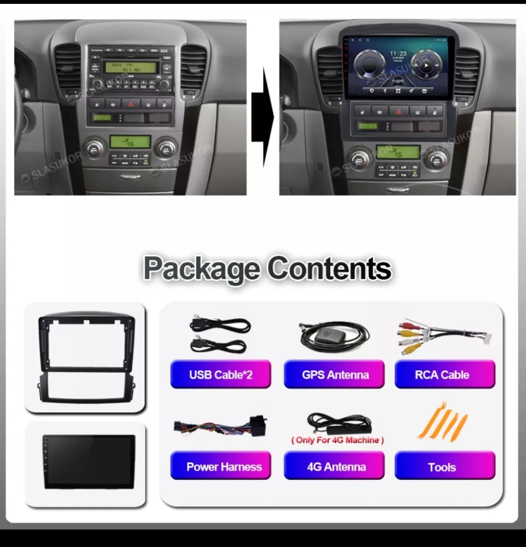 Kia Sorento 2004 - 2008 ORIGINAL radio multimedija navigacija GPS WIFI