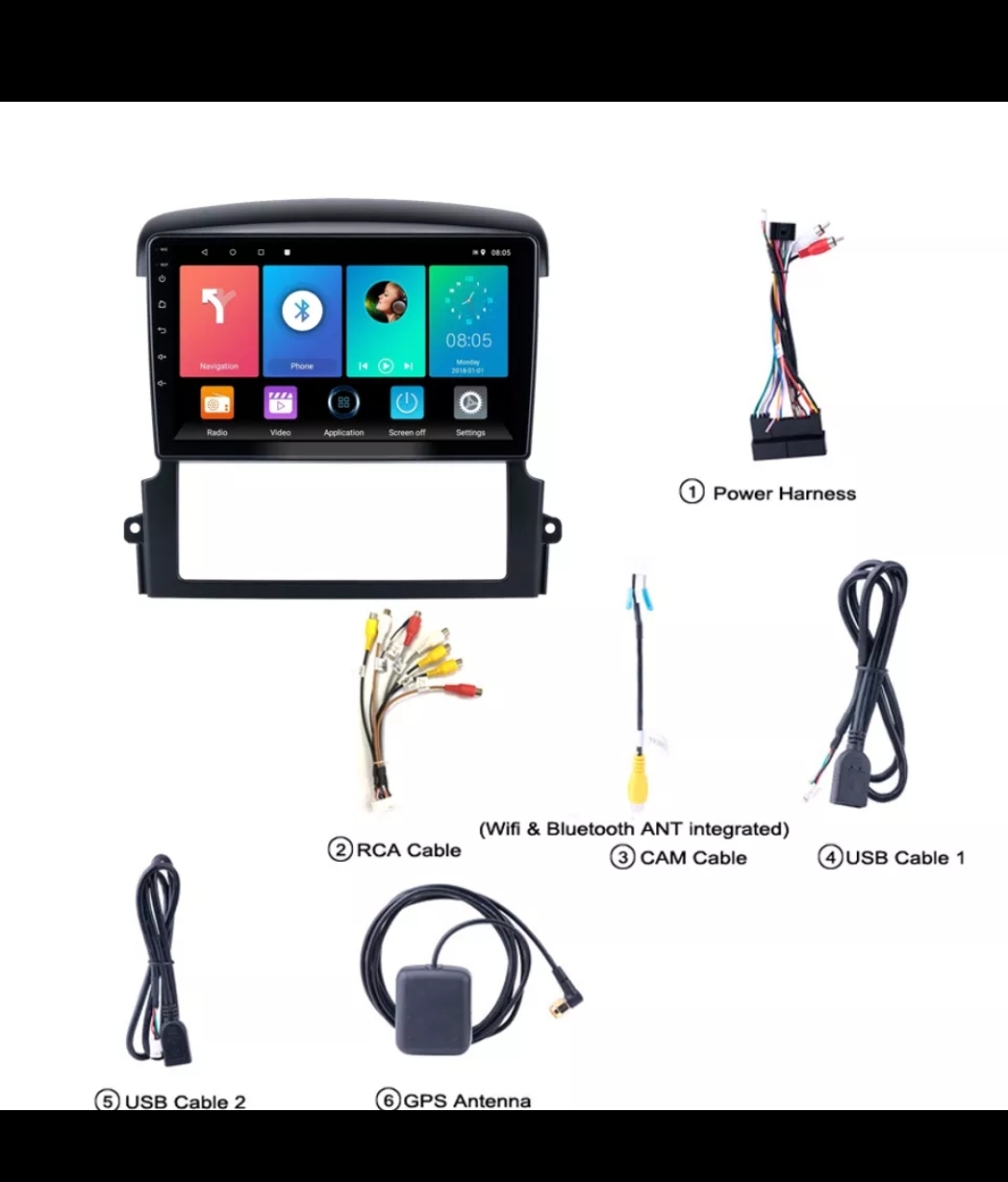 Kia Sorento 2004 - 2008 ORIGINAL radio multimedija navigacija GPS WIFI