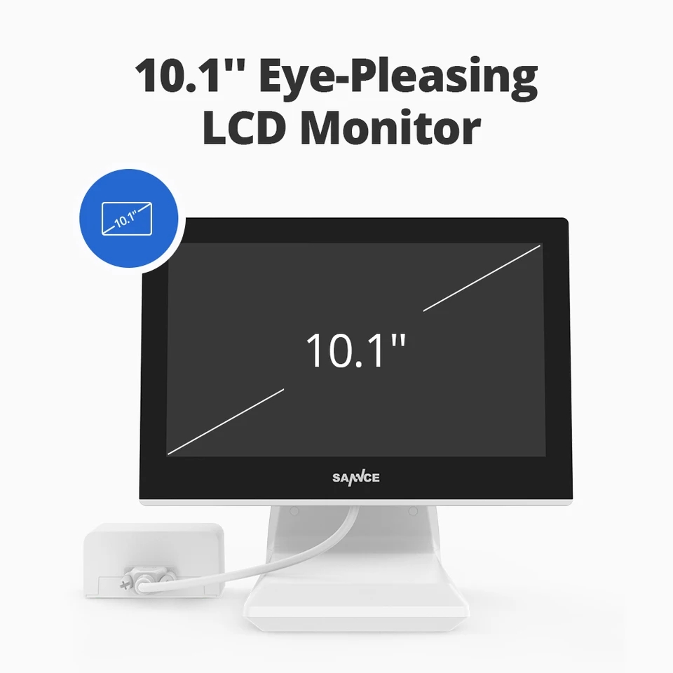 VIDEONADZOR 4 KAMERE + EKRAN MONITOR CCTV Profesionalni sigurnosni