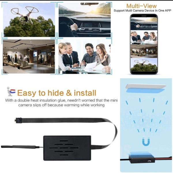 NAJMANJA MINI WIFI SKRIVENA KAMERA IP