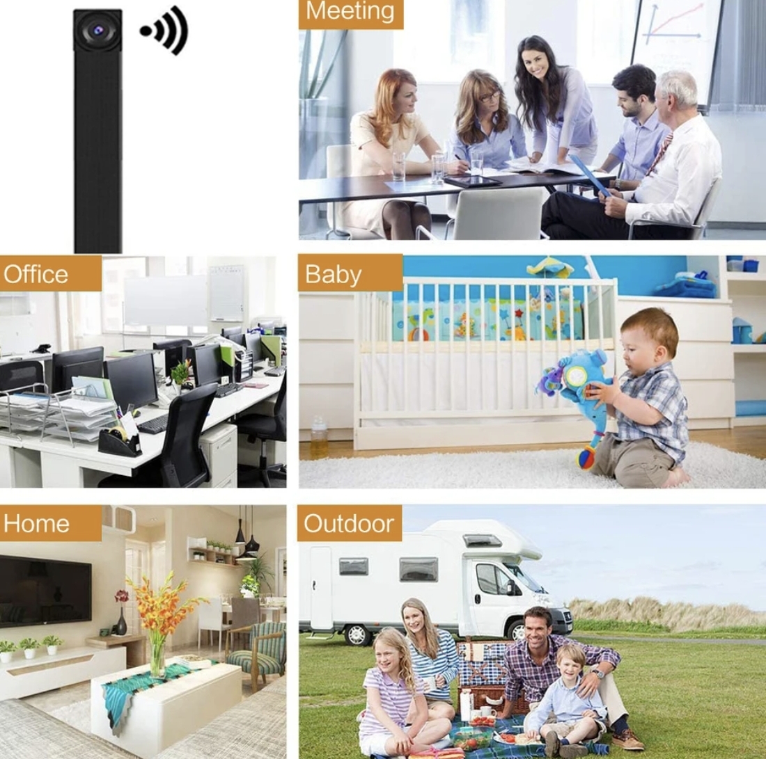 Mini WiFi IP kamera 1080P za nadzor doma