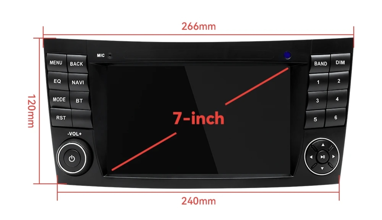 Original MULTIMEDIJA ZA E KLASA W211 W219 Android Navigacija WIFI 2DIN