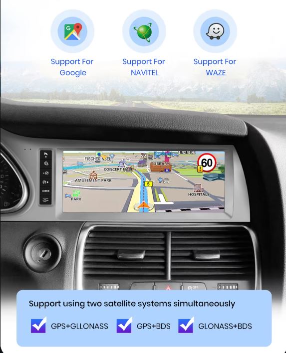 AUDI Q5 2006-2015 ORIGINAL MULTIMEDIJA ANDROID NAVIGACIJA GPS Wifi