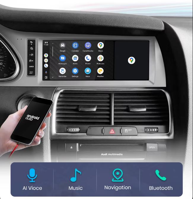 AUDI Q5 2006-2015 ORIGINAL MULTIMEDIJA ANDROID NAVIGACIJA GPS Wifi