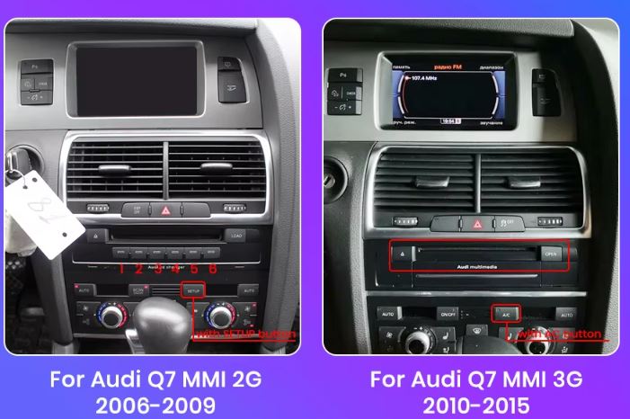 AUDI Q5 2006-2015 ORIGINAL MULTIMEDIJA ANDROID NAVIGACIJA GPS Wifi