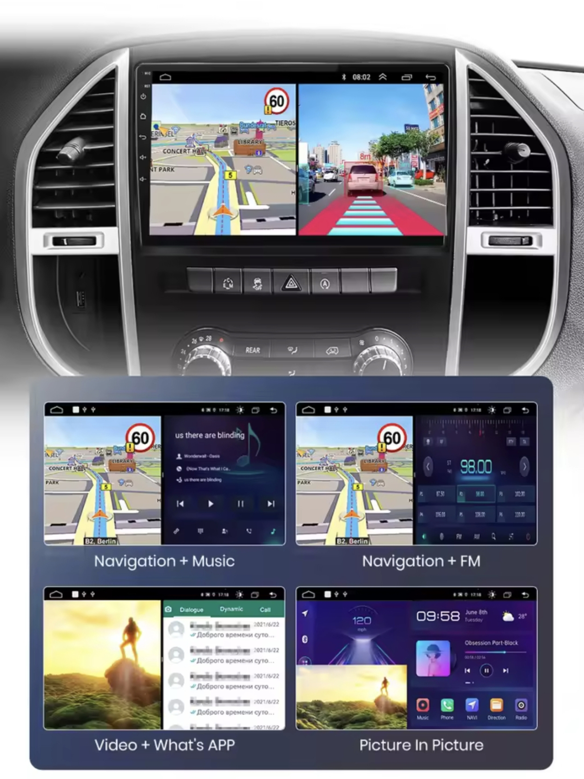 Mercedes Vito W447 originalna NAVIGACIJA ANDROID MULTIMEDIJA