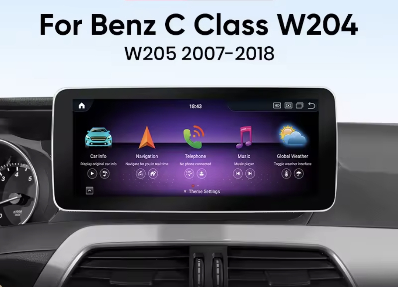 Mercedes C klasa W204 2007-2018 original NAVIGACIJA ANDROID MULTIMEDIA