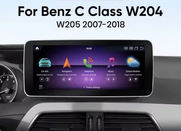 Mercedes W204 GLC W446 CARPLAY ANDROID multimedija navigacija android