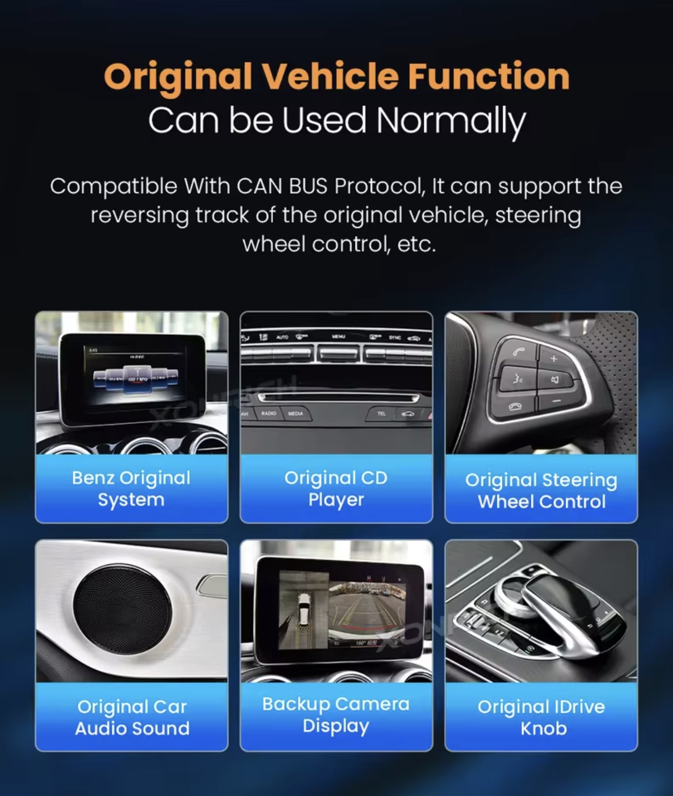 MERCEDES GLK X204 original multimedija CarPlay navigacija radio