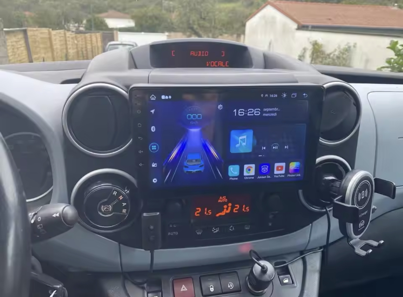 PEUGEOT PARTNER CITROEN BERLINGO navigacija multimedija ANDROID CarPly