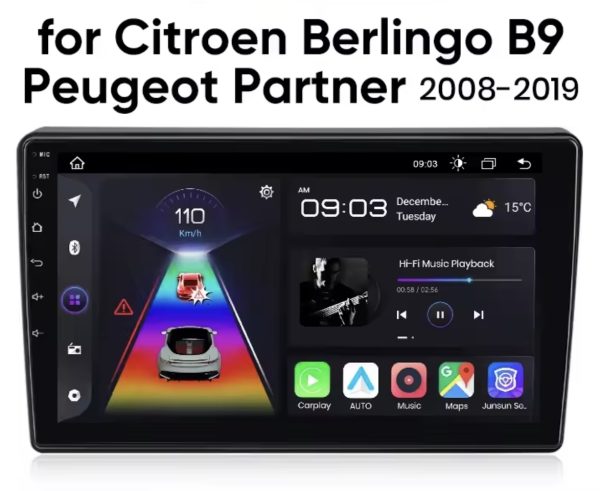 Citroen Berlingo 2008-2019 ANDROID CarPlay multimedija original
