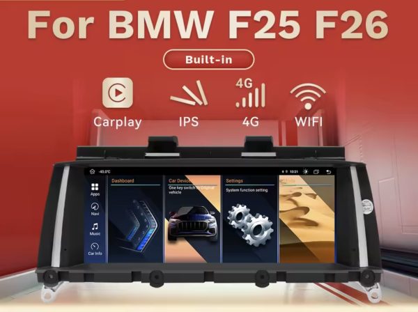 Original multimedija za BMW X3 F25 X4 F26 ANDROID CARPLAY EKRAN