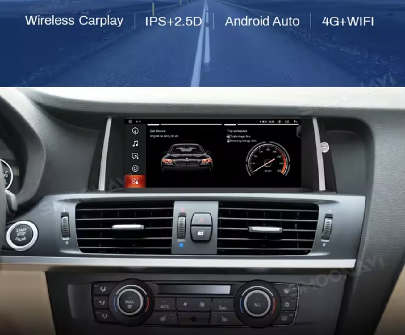 Original multimedija za BMW X3 F25 X4 F26 ANDROID CARPLAY EKRAN