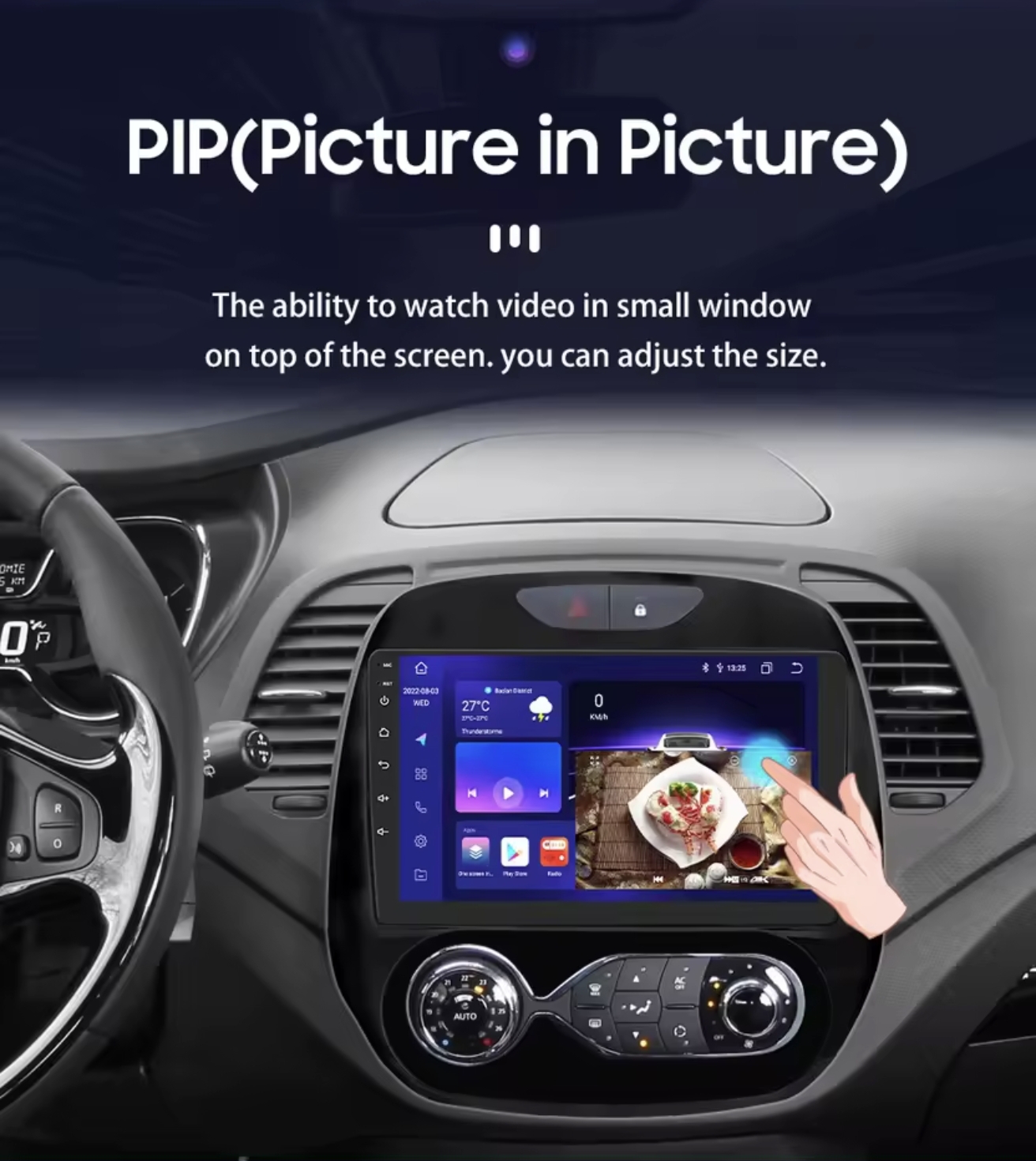 Renault Kaptur original multimedija 2din radio android CARPLAY GPS