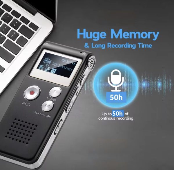 Mini DIKTAFON SENZOR ZVUKA ugrađena memorija 8GB + baterija