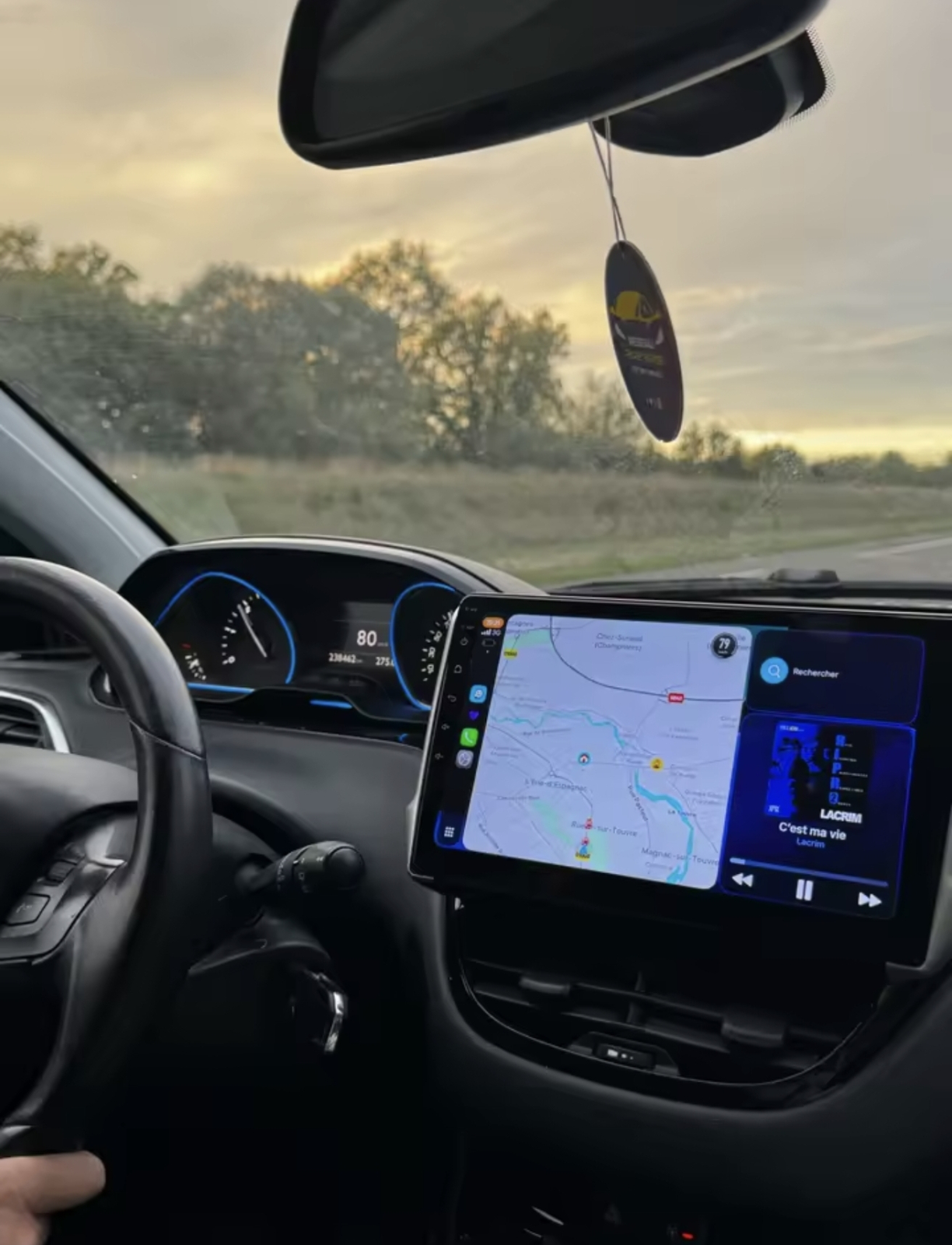PEUGEOT 2008 208 2011-2018 MULTIMEDIJA ANDROID NAVIGACIJA EKRAN