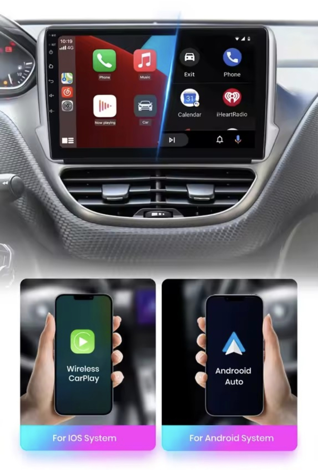 PEUGEOT 2008 208 2011-2018 MULTIMEDIJA ANDROID NAVIGACIJA EKRAN