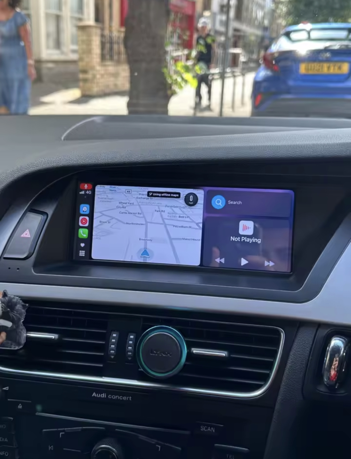 AUDI A4 A5 Q5 B8 CarPlay original ANDROID EKRAN 2DIN MULTIMEDIJA