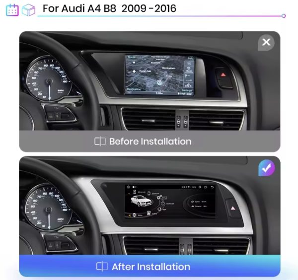 AUDI A5 Q5 2017-2017 original MULTIMEDIA ANDROID NAVIGACIJA EKRAN 2DIN