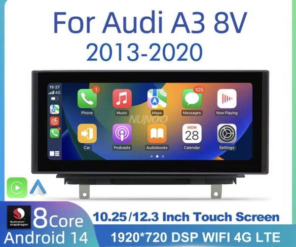 2din original Android za AUDI A3 8V 2013-2020 MULTIMEDIJA RADIO