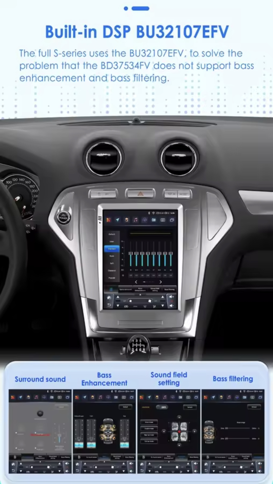 FORD MONDEO MK4 original NAVIGACIJA ANDROID MULTIMEDIJA CARPLAY