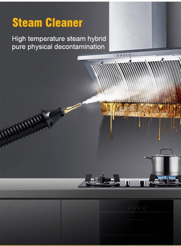 Parni čistač 2600W visokog pritiska 120°C 5 bara