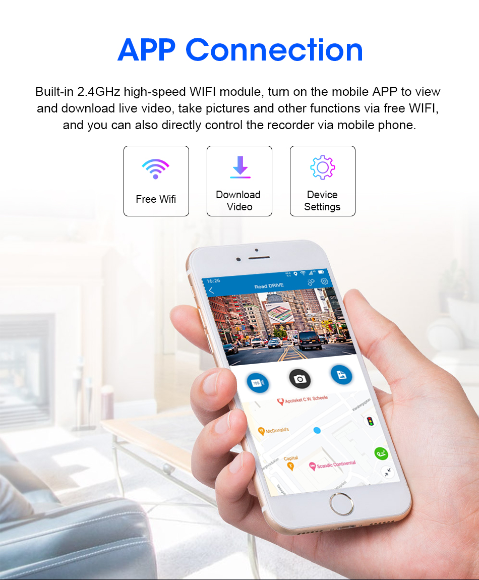 11,26" multimedija ekran TV za kamione CARPLAY WIFI GPS ANDROID AUTO