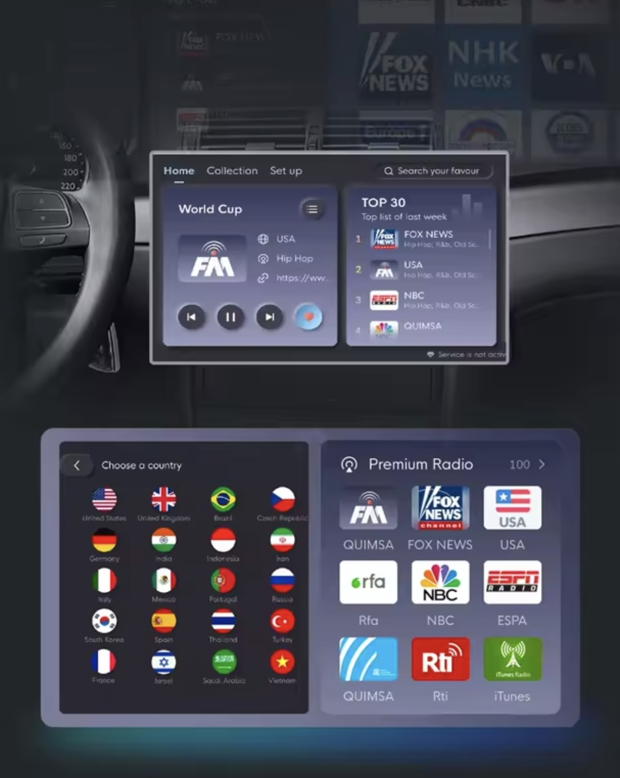 TOYOTA PROACE original multimedija android navigacija CARPLAY