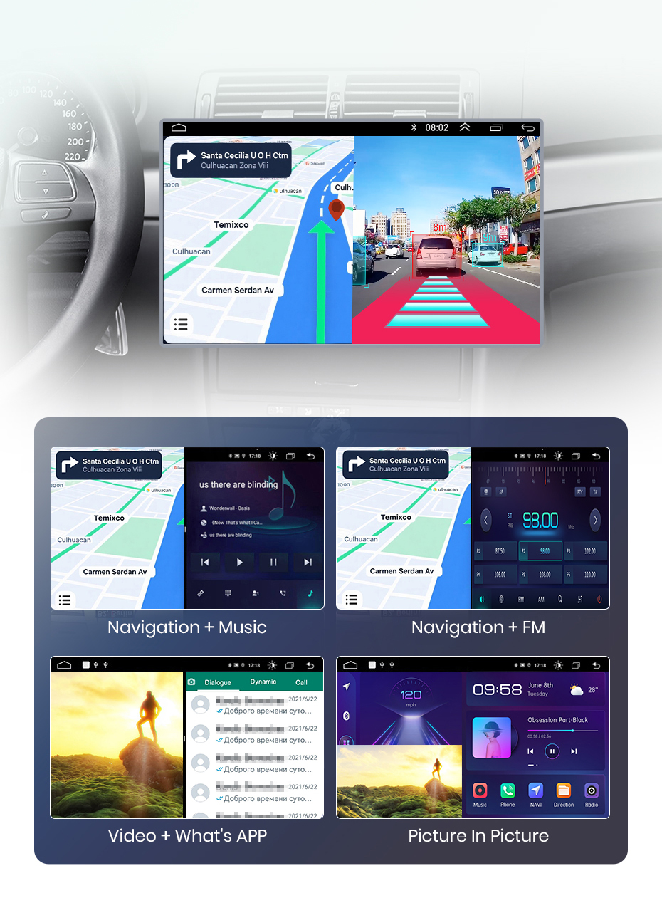 TOYOTA PROACE original multimedija android navigacija CARPLAY