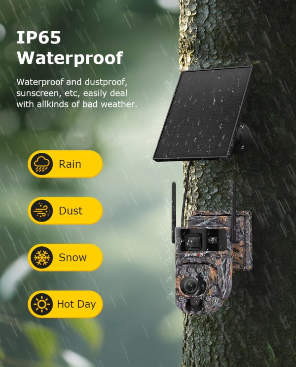 SOLARNI Videonadzor WIFI SIM 4G KAMERA LOVAČKA nocno s snimanje senzor