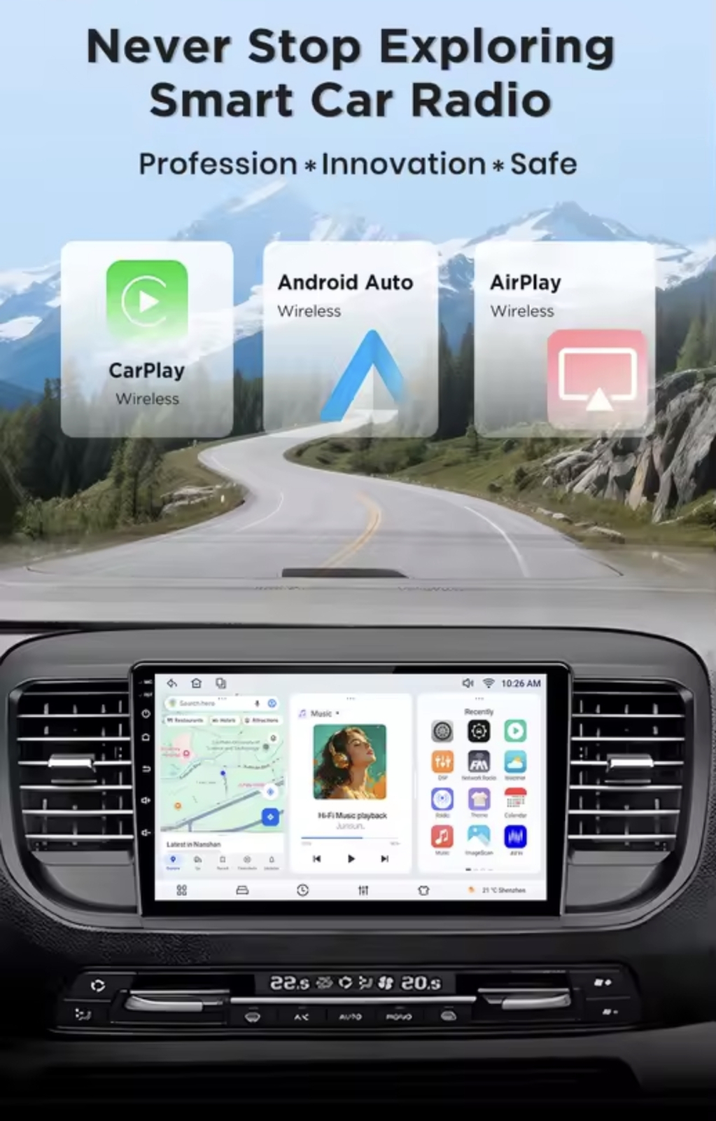 Citroen Jumpy 3 2016-2021 ORIGINAL MULTIMEDIJA ANDROID CARPLAY